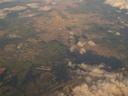 Over the suburbs.